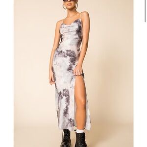 Revolve superdown krystal slit maxi dress